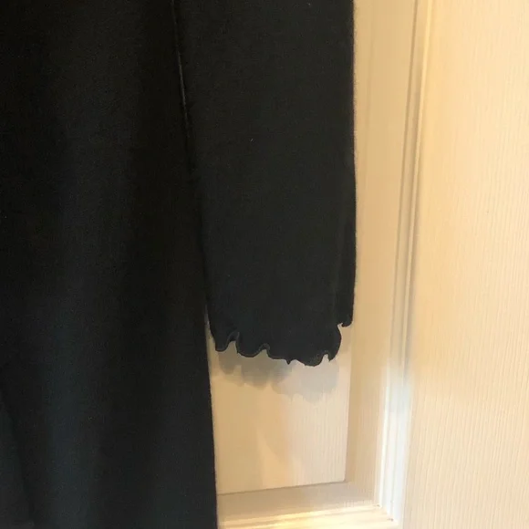 Aqua Cashmere Ruffled Duster Final Sale - Picture 7 of 12